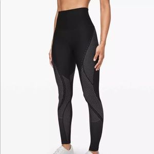 Lululemon Athletica high-rise mapped out compression leggings